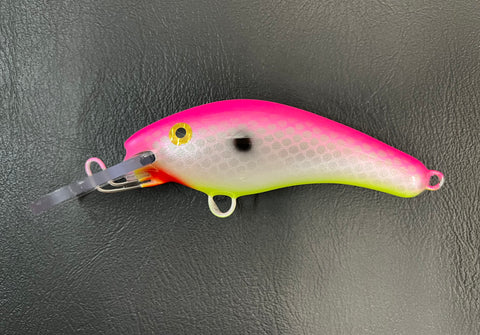 Bubblegum Shad - Chartreuse Belly - 5KO